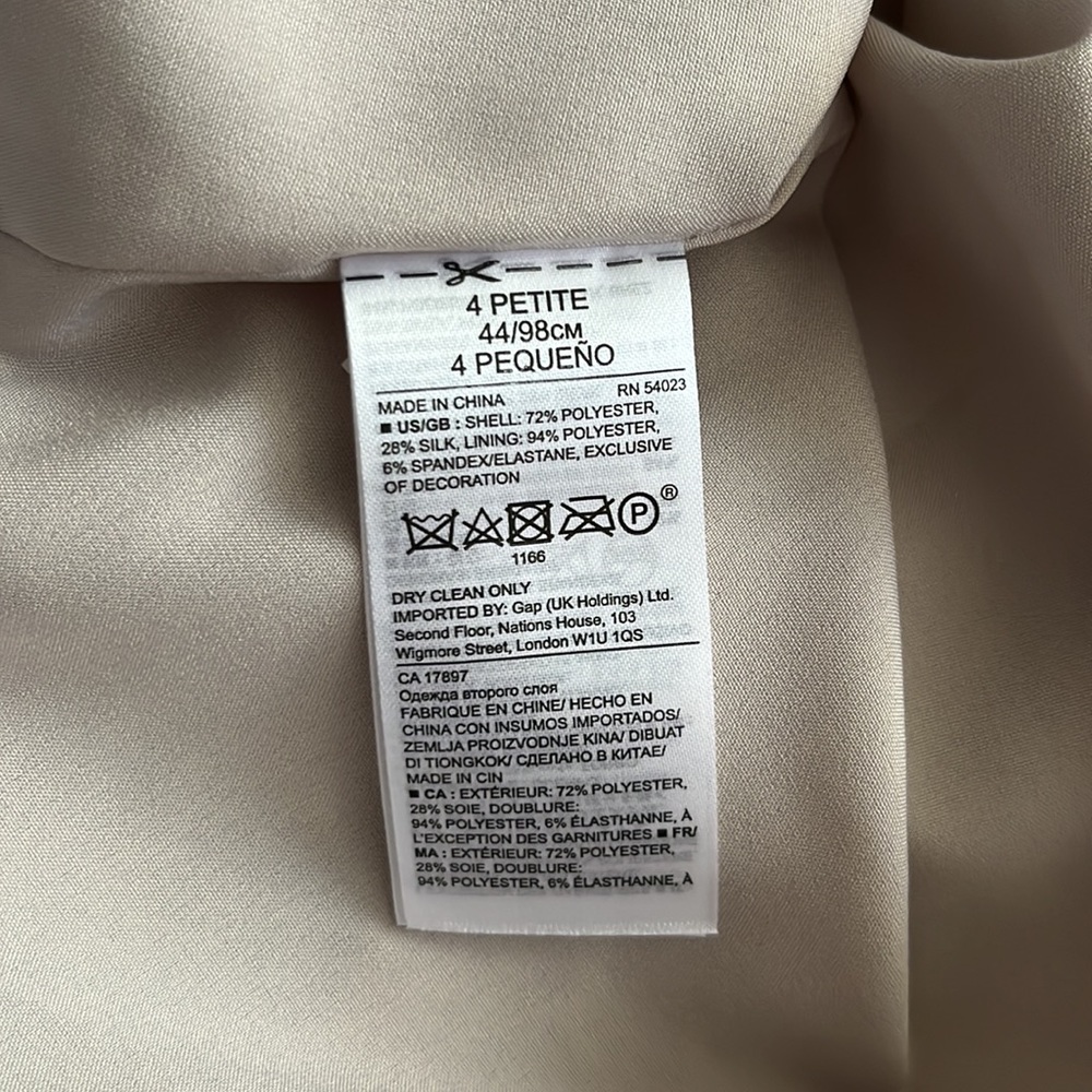 Size 4P Banana Republic Heritage Collection Cocktail Party Dress - Picture 7 of 8